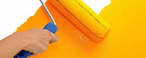 Painting plastered surfaces