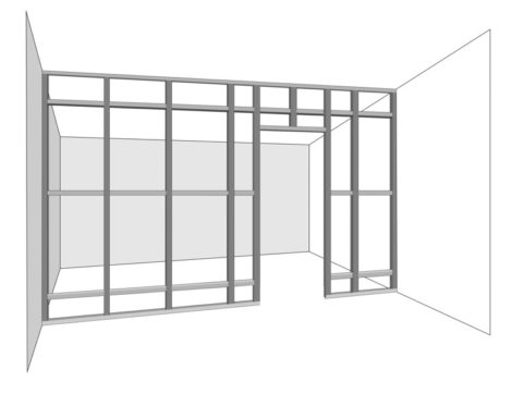 In the lower guide there is a gap to the width of the opening