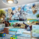 Photo wallpaper on a pirate theme