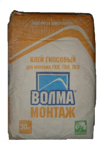 Domestic gypsum adhesive