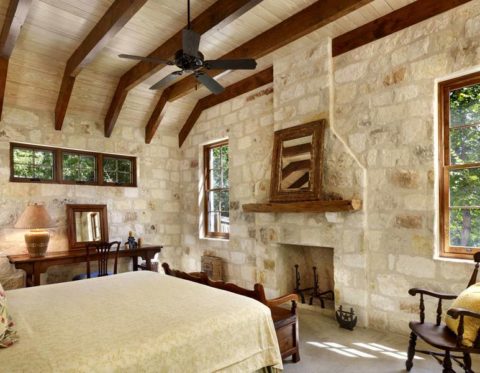 Country style with stone trim