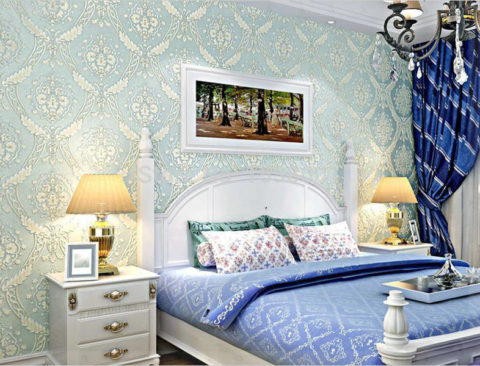 Embossed Vinyl Wallpaper for the Bedroom