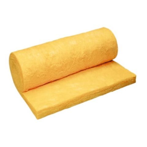 Glass wool in a roll