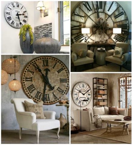 Clock wall decoration options