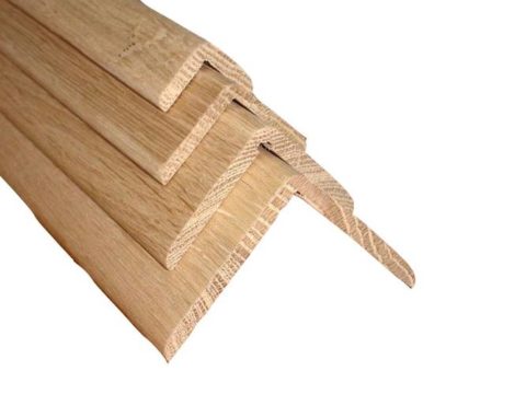 External corners made of wood