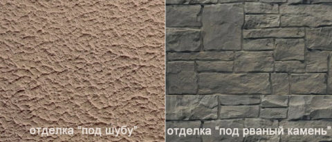 Execution of stone plasters for different types of textures