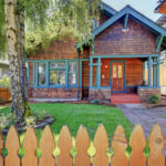 houses trimmed with basement siding photo