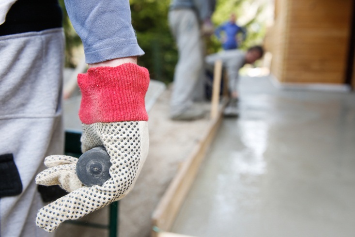 Cement-sand screed